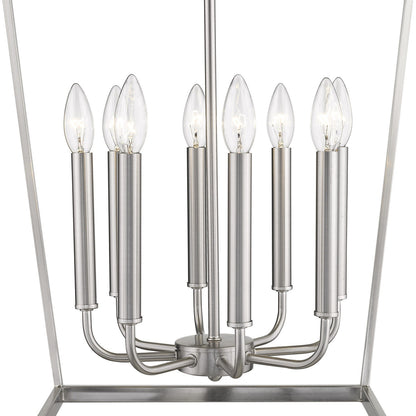 Acclaim Lighting Kennedy 8-Light Satin Nickel Pendant in Satin Nickel IN11135SN