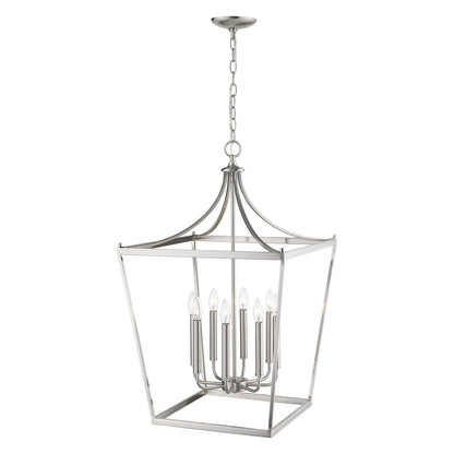 Acclaim Lighting Kennedy 8-Light Satin Nickel Pendant in Satin Nickel IN11135SN