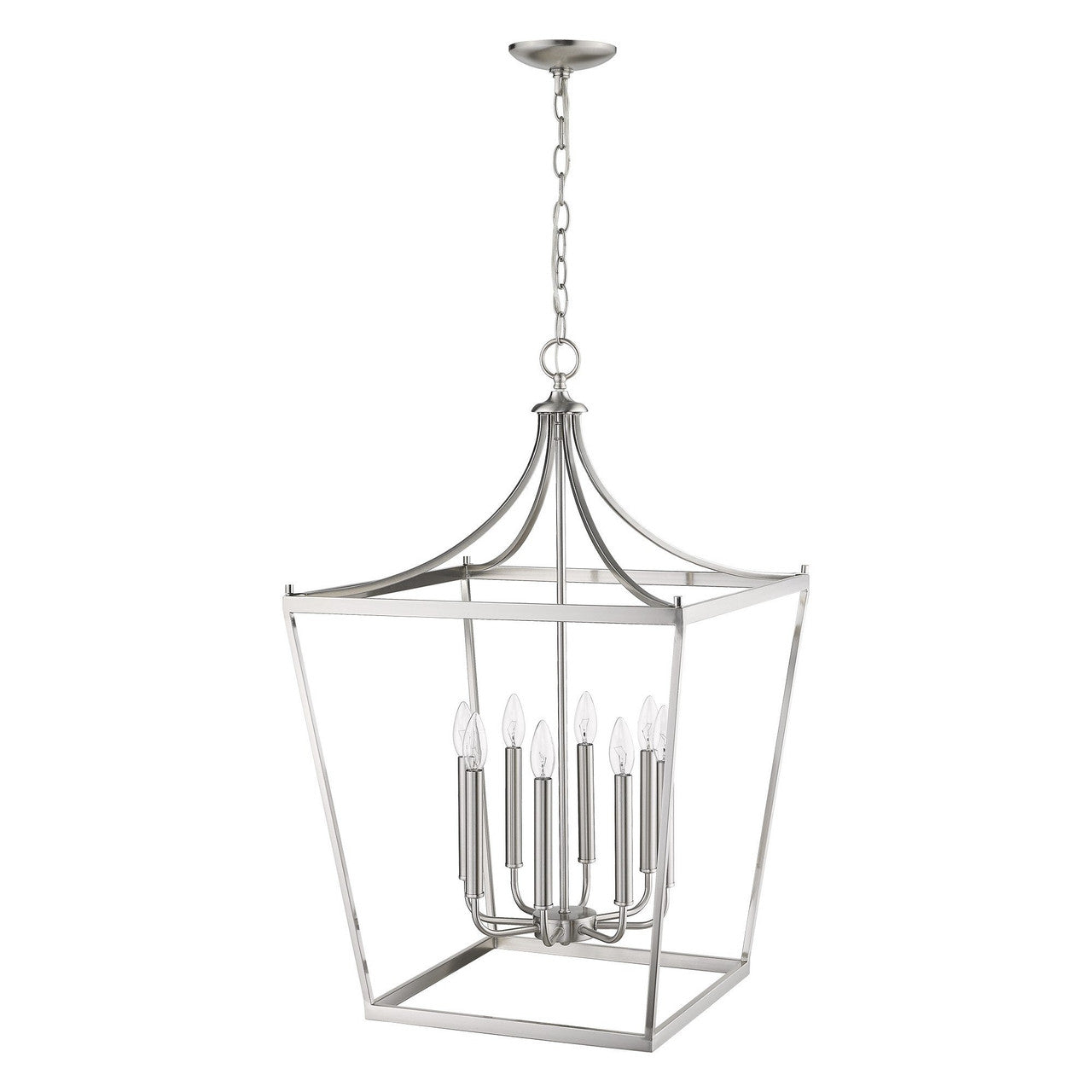 Acclaim Lighting Kennedy 8-Light Satin Nickel Pendant in Satin Nickel IN11135SN