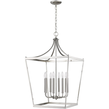 Acclaim Lighting Kennedy 8-Light Satin Nickel Pendant in Satin Nickel IN11135SN