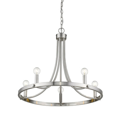 Acclaim Lighting Sawyer 5-Light Satin Nickel Chandelier in Satin Nickel IN11150SN