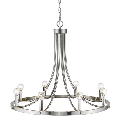 Acclaim Lighting Sawyer 8-Light Satin Nickel Chandelier in Satin Nickel IN11151SN