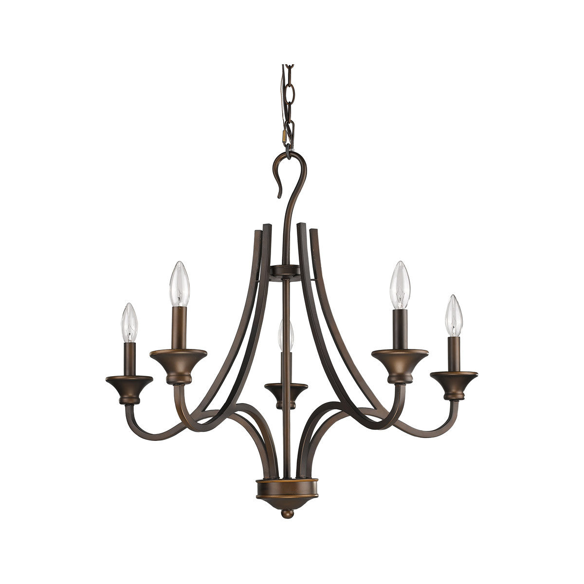 Acclaim Lighting Michelle 5-Light Oil-Rubbed Bronze Chandelier in Oil Rubbed Bronze IN11255ORB