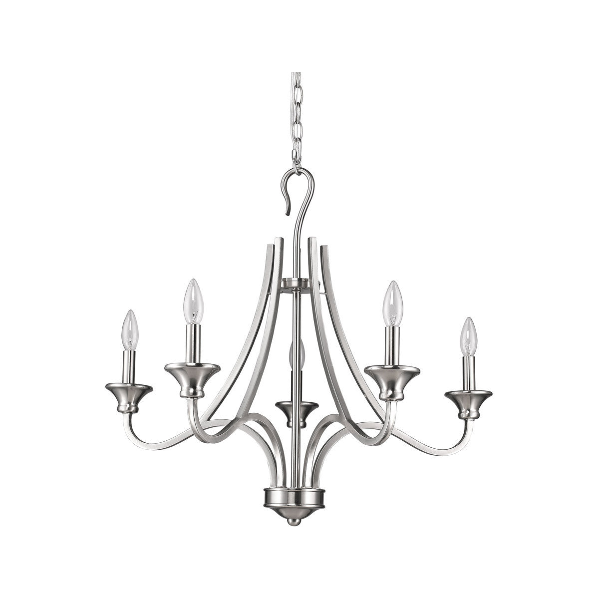 Acclaim Lighting Michelle 5-Light Satin Nickel Chandelier in Satin Nickel IN11255SN