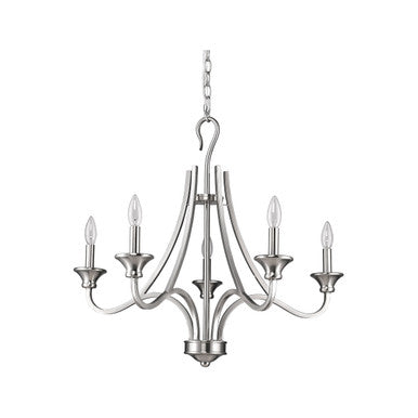 Acclaim Lighting Michelle 5-Light Satin Nickel Chandelier in Satin Nickel IN11255SN