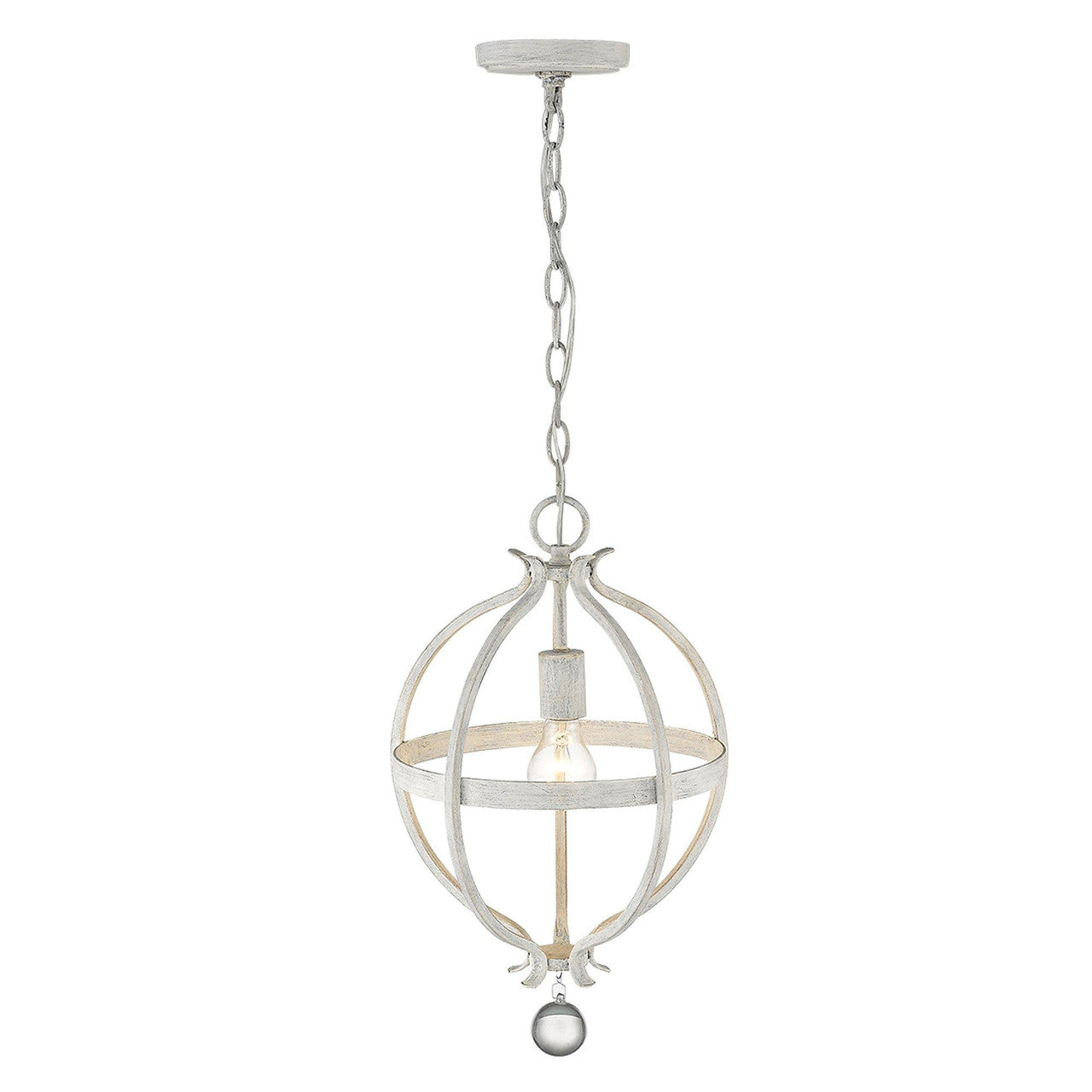 Acclaim Lighting Callie 1-Light Country White Pendant in Country White IN11340CW