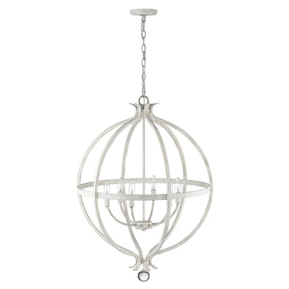 Acclaim Lighting Callie 6-Light Country White Pendant in Country White IN11342CW