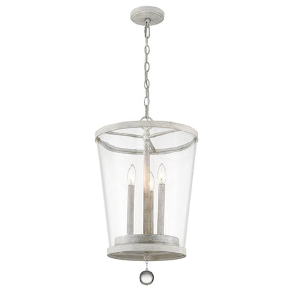 Acclaim Lighting Callie 3-Light Country White Foyer Pendant in Country White IN11343CW