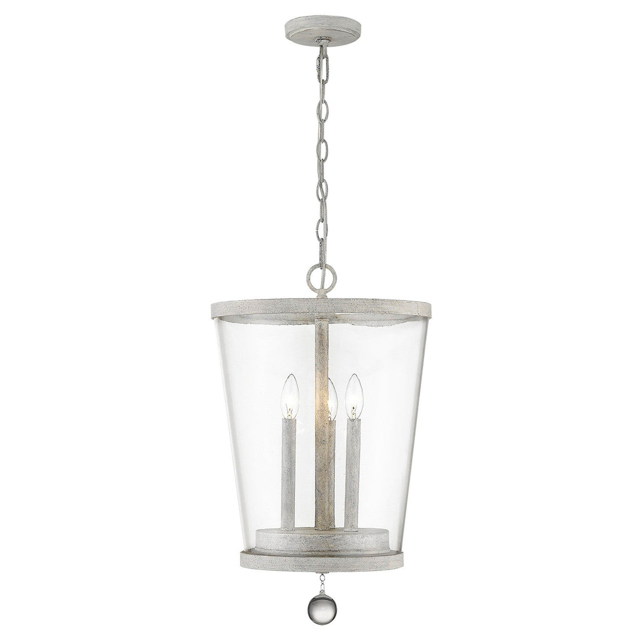 Acclaim Lighting Callie 3-Light Country White Foyer Pendant in Country White IN11343CW