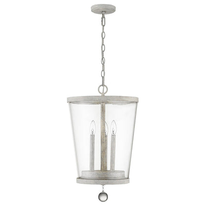 Acclaim Lighting Callie 3-Light Country White Foyer Pendant in Country White IN11343CW