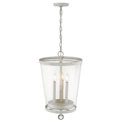 Acclaim Lighting Callie 3-Light Country White Foyer Pendant in Country White IN11343CW