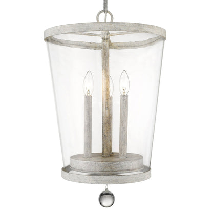 Acclaim Lighting Callie 3-Light Country White Foyer Pendant in Country White IN11343CW