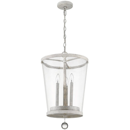 Acclaim Lighting Callie 3-Light Country White Foyer Pendant in Country White IN11343CW