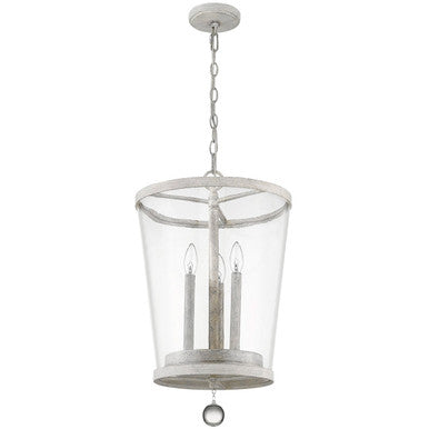 Acclaim Lighting Callie 3-Light Country White Foyer Pendant in Country White IN11343CW