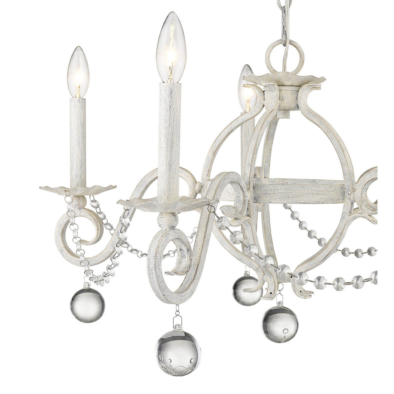 Acclaim Lighting Callie 5-Light Country White Chandelier in Country White IN11344CW