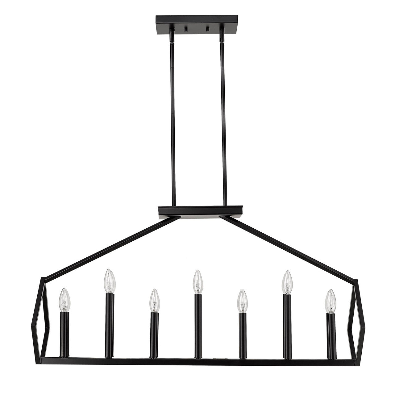 Acclaim Lighting Luca 14-Light Matte Black Island Pendant in Matte Black IN20010BK