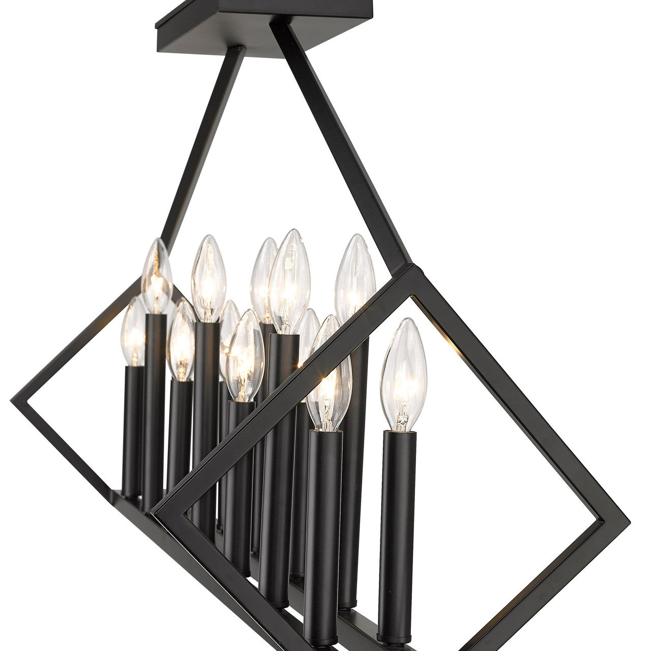 Acclaim Lighting Luca 14-Light Matte Black Island Pendant in Matte Black IN20010BK