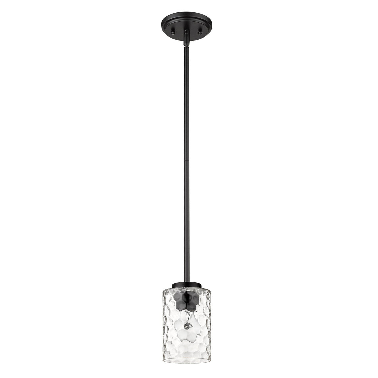 Acclaim Lighting Livvy 1-Light Matte Black Pendant in Matte Black IN20014BK