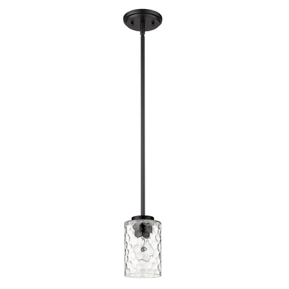 Acclaim Lighting Livvy 1-Light Matte Black Pendant in Matte Black IN20014BK