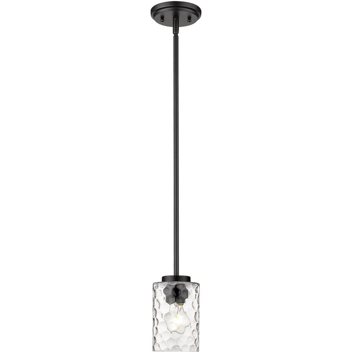 Acclaim Lighting Livvy 1-Light Matte Black Pendant in Matte Black IN20014BK