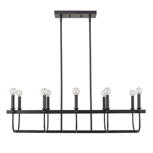 Acclaim Lighting Beckett 10-Light Matte Black Island Pendant in Matte Black IN20031BK