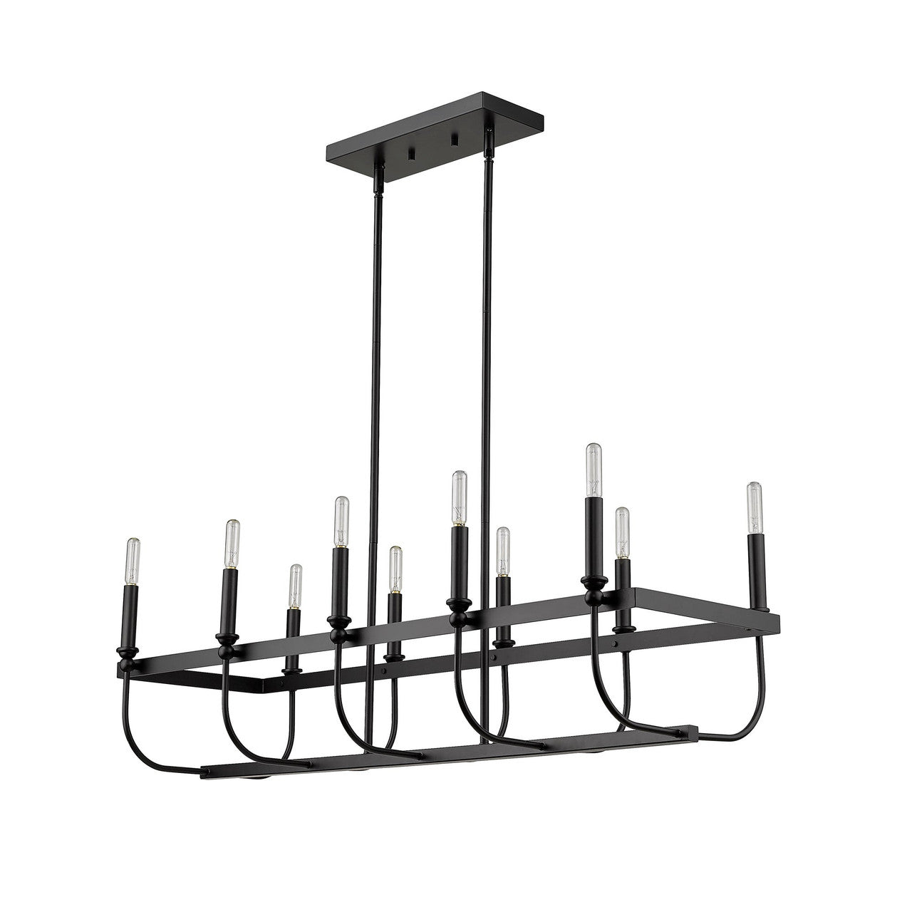 Acclaim Lighting Beckett 10-Light Matte Black Island Pendant in Matte Black IN20031BK