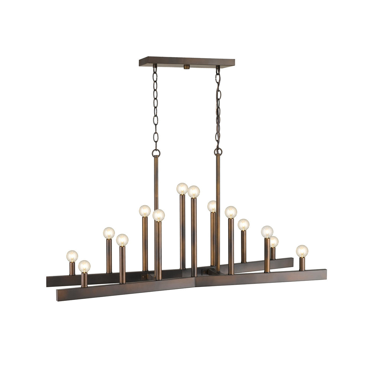 Acclaim Lighting Fallon 14-Light Oil-Rubbed Bronze Island Pendant in Oil-Rubbed Bronze IN20066ORB