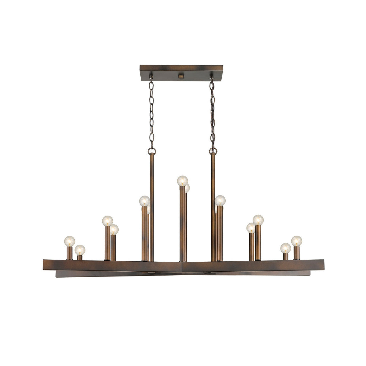 Acclaim Lighting Fallon 14-Light Oil-Rubbed Bronze Island Pendant in Oil-Rubbed Bronze IN20066ORB