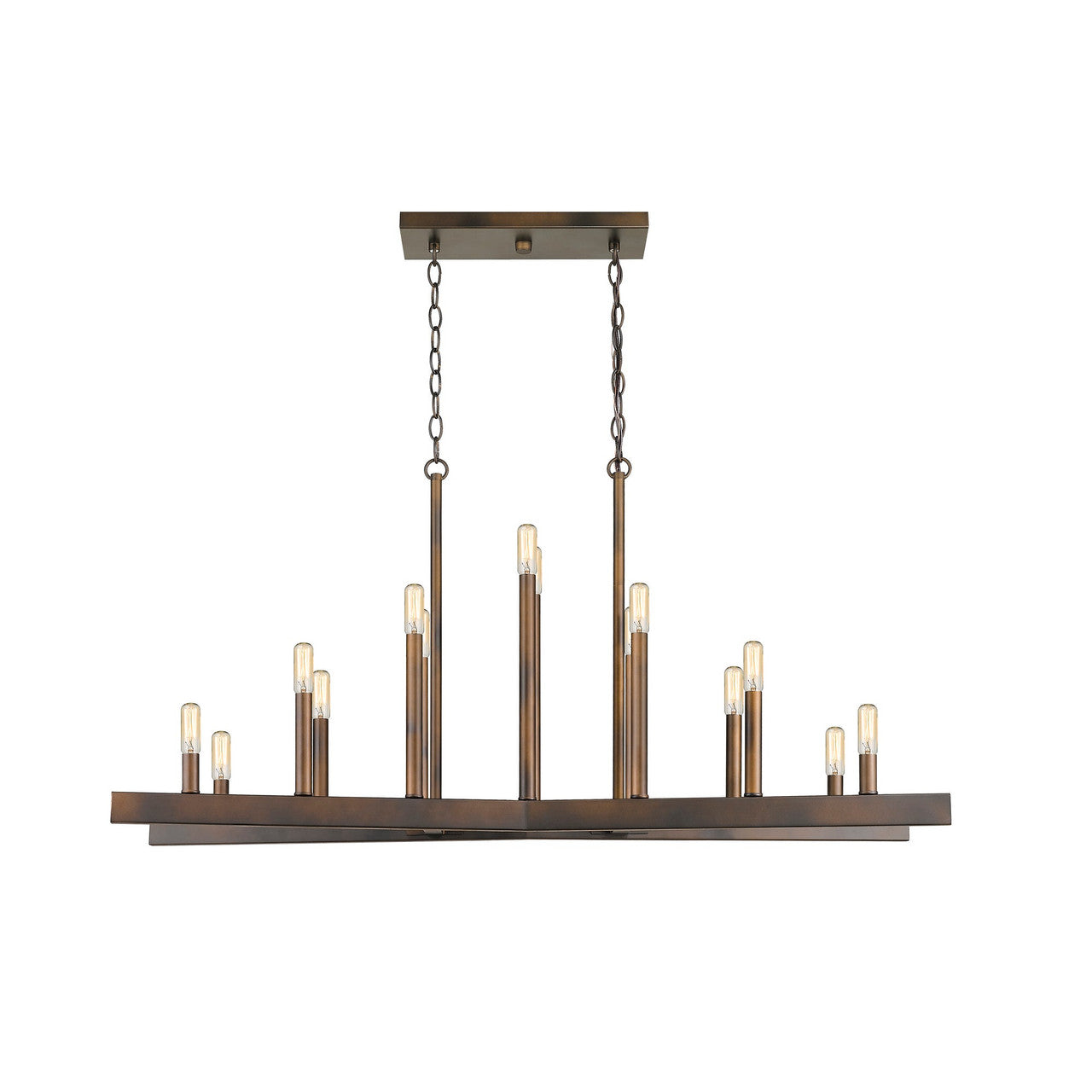 Acclaim Lighting Fallon 14-Light Oil-Rubbed Bronze Island Pendant in Oil-Rubbed Bronze IN20066ORB