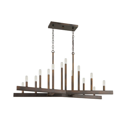 Acclaim Lighting Fallon 14-Light Oil-Rubbed Bronze Island Pendant in Oil-Rubbed Bronze IN20066ORB