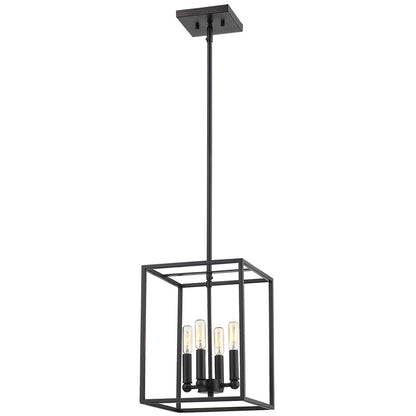 Acclaim Lighting Cobar 4-Light Matte Black Pendant in Matte Black IN21001BK