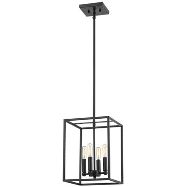 Acclaim Lighting Cobar 4-Light Matte Black Pendant in Matte Black IN21001BK