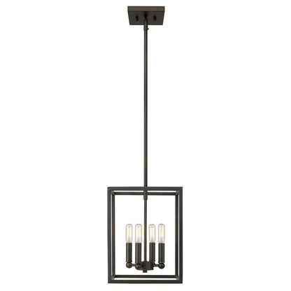 Acclaim Lighting Cobar 4-Light Oil-Rubbed Bronze Pendant in Oil-Rubbed Bronze IN21001ORB