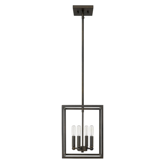 Acclaim Lighting Cobar 4-Light Oil-Rubbed Bronze Pendant in Oil-Rubbed Bronze IN21001ORB