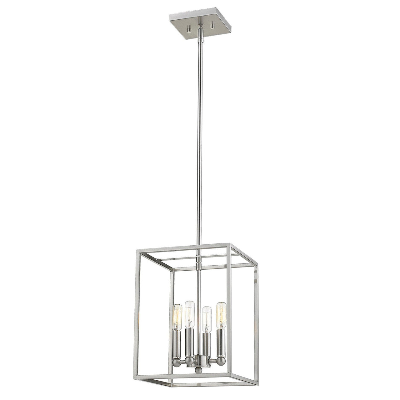 Acclaim Lighting Cobar 4-Light Satin Nickel Pendant in Satin Nickel IN21001SN