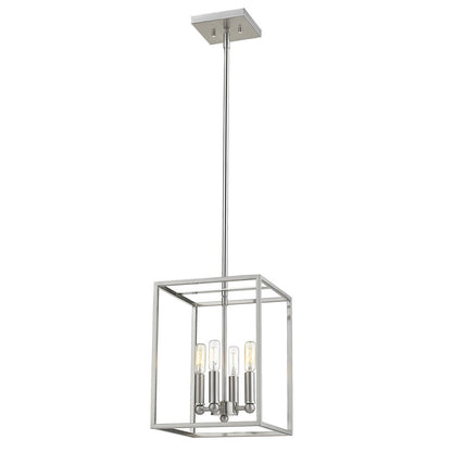 Acclaim Lighting Cobar 4-Light Satin Nickel Pendant in Satin Nickel IN21001SN