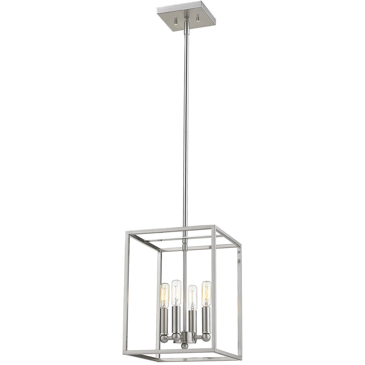 Acclaim Lighting Cobar 4-Light Satin Nickel Pendant in Satin Nickel IN21001SN