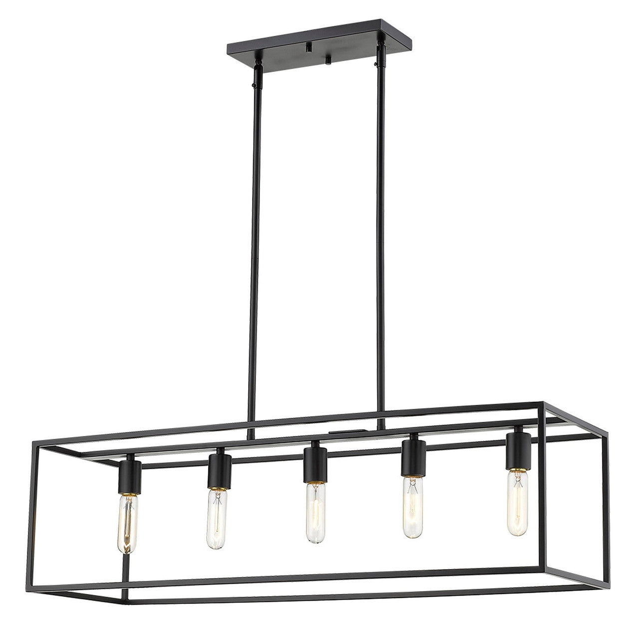 Acclaim Lighting Cobar 5-Light Matte Black Island Pendant in Matte Black IN21002BK