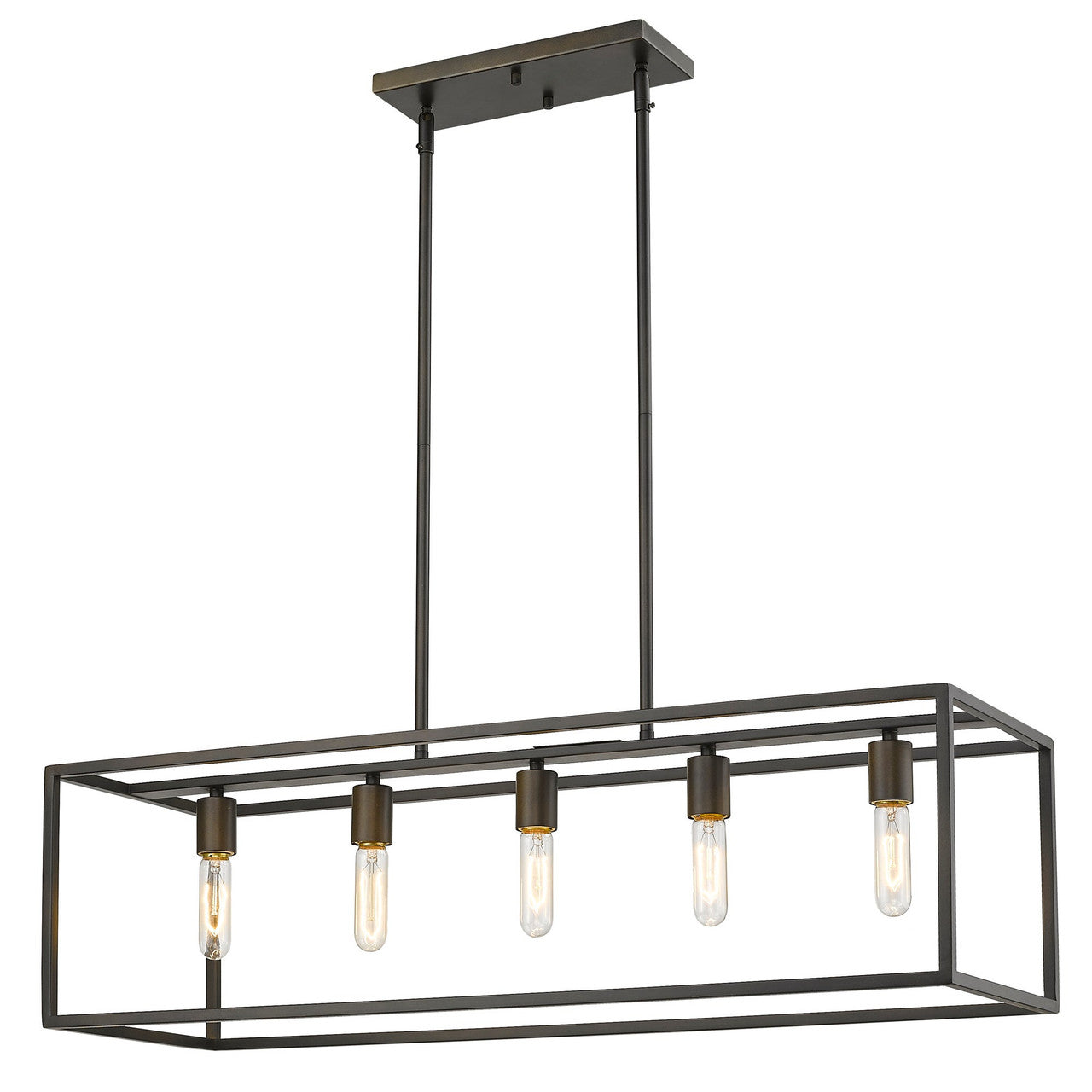 Acclaim Lighting Cobar 5-Light Soil-Rubbed Bronze Island Pendant in Oil-Rubbed Bronze IN21002ORB