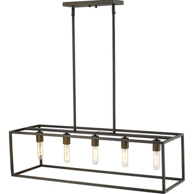 Acclaim Lighting Cobar 5-Light Soil-Rubbed Bronze Island Pendant in Oil-Rubbed Bronze IN21002ORB