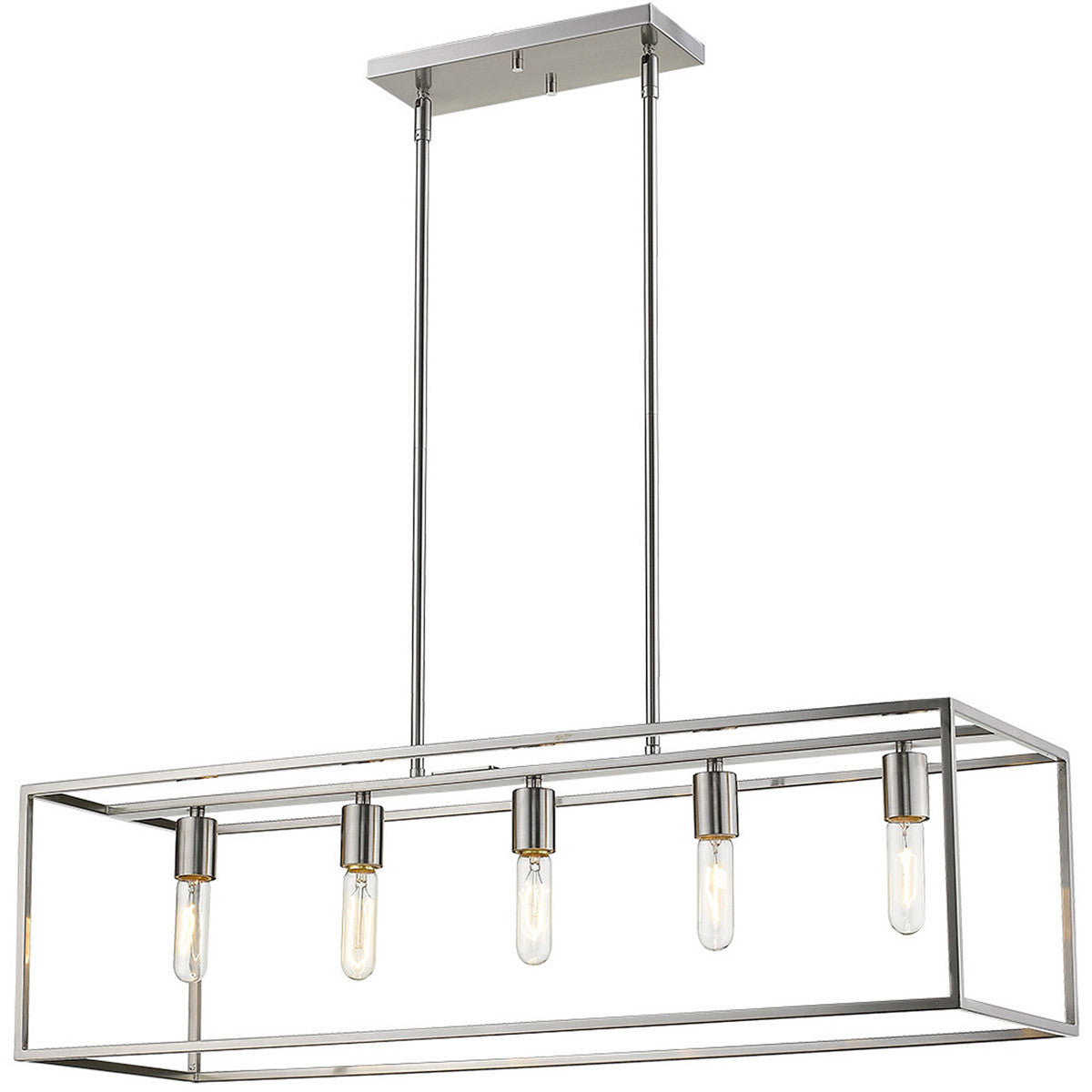 Acclaim Lighting Cobar 5-Light Satin Nickel Island Pendant in Satin Nickel IN21002SN