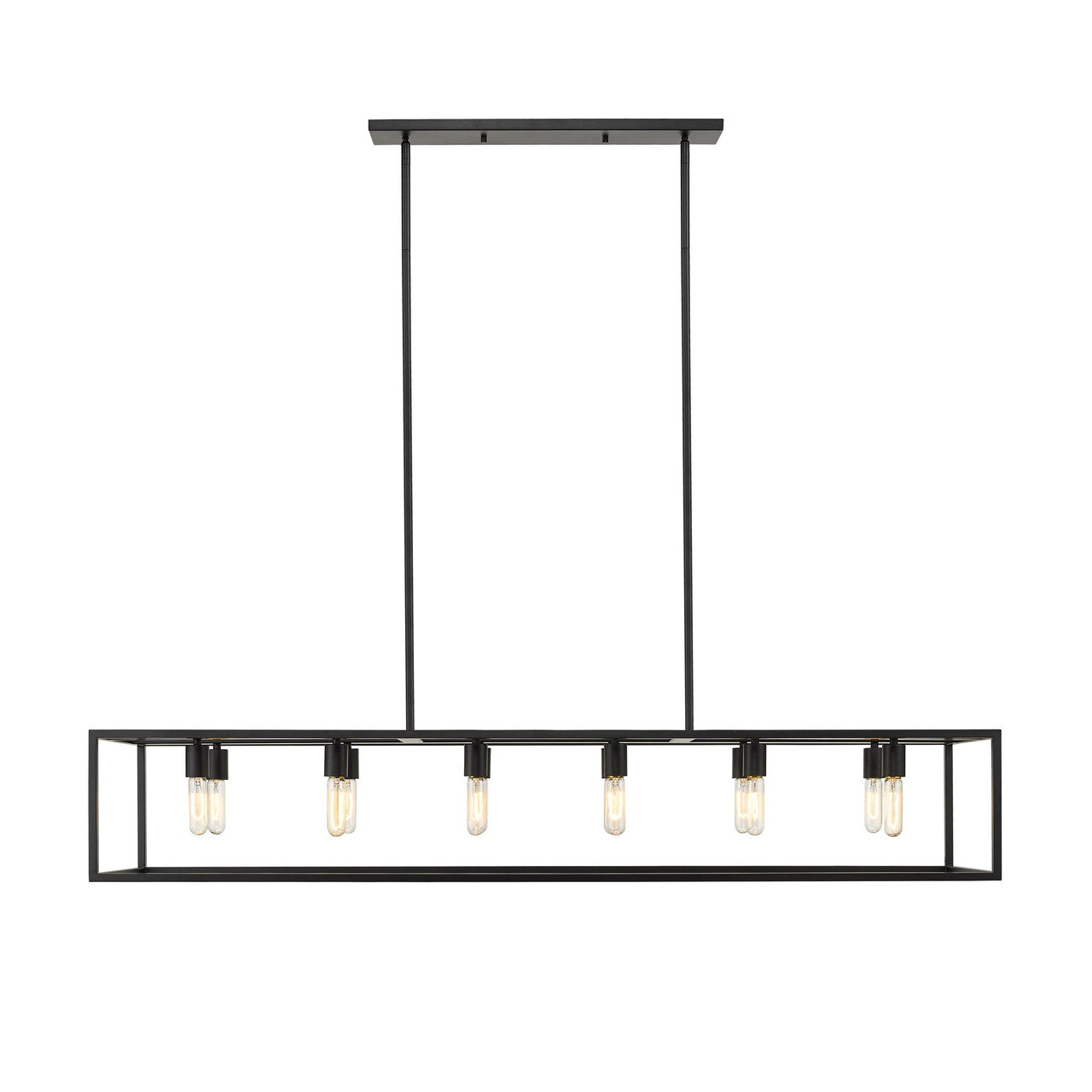 Acclaim Lighting Cobar 12-Light Matte Black Island Pendant in Matte Black IN21003BK