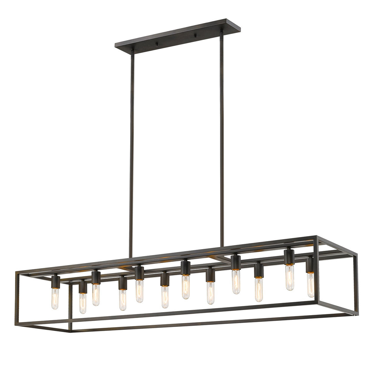 Acclaim Lighting Cobar 12-Light Oil-Rubbed Bronze Island Pendant in Oil-Rubbed Bronze IN21003ORB