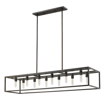 Acclaim Lighting Cobar 12-Light Oil-Rubbed Bronze Island Pendant in Oil-Rubbed Bronze IN21003ORB