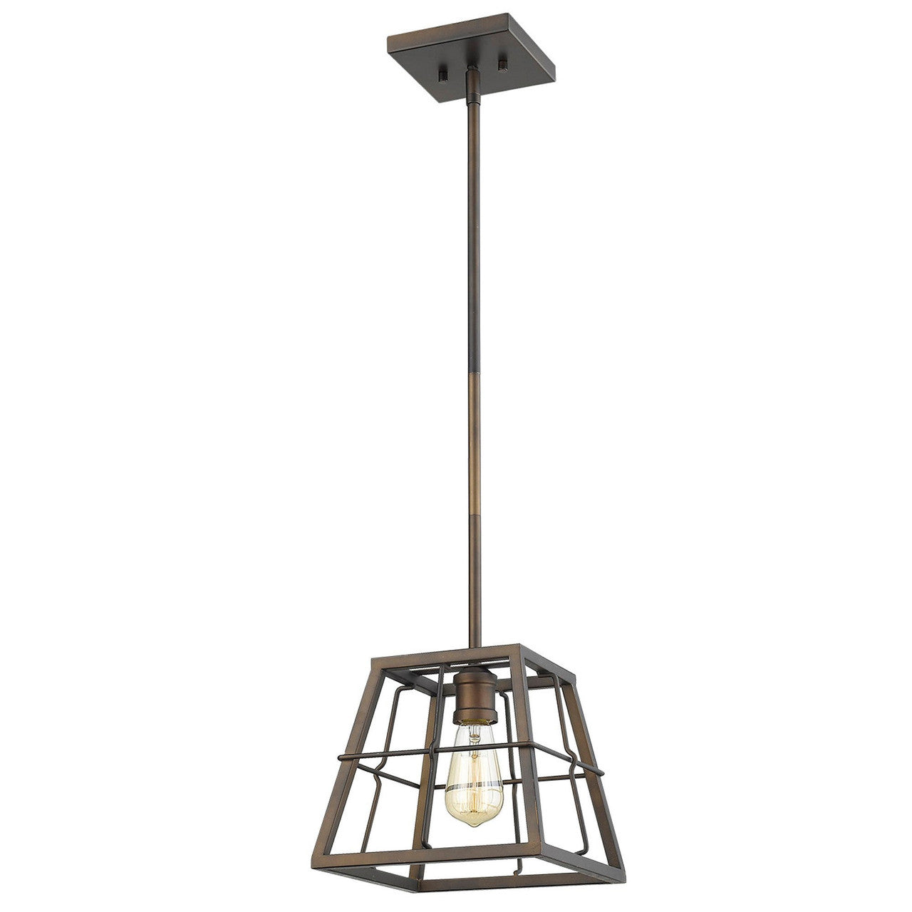 Acclaim Lighting Charley 1-Light Oil-Rubbed Bronze Mini-Pendant in Oil-Rubbed Bronze IN21050ORB