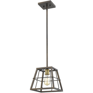 Acclaim Lighting Charley 1-Light Oil-Rubbed Bronze Mini-Pendant in Oil-Rubbed Bronze IN21050ORB