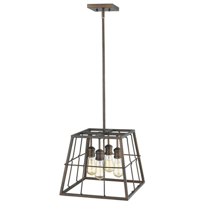 Acclaim Lighting Charley 4-Light Oil-Rubbed Bronze Pendant in Oil-Rubbed Bronze IN21053ORB