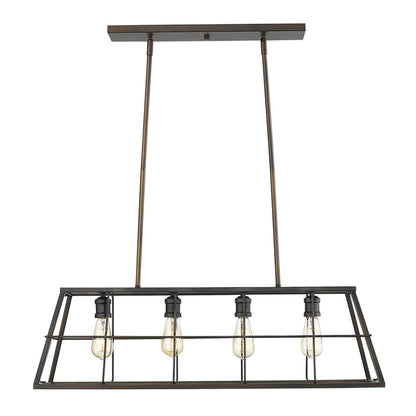 Acclaim Lighting Charley 4-Light Oil-Rubbed Bronze Pendant in Oil-Rubbed Bronze IN21053ORB