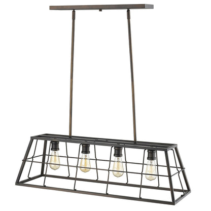 Acclaim Lighting Charley 4-Light Oil-Rubbed Bronze Pendant in Oil-Rubbed Bronze IN21053ORB