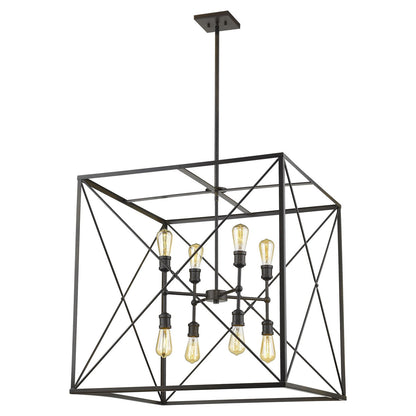 Acclaim Lighting Brooklyn 8-Light Oil-Rubbed Bronze Pendant in Oil-Rubbed Bronze IN21127ORB